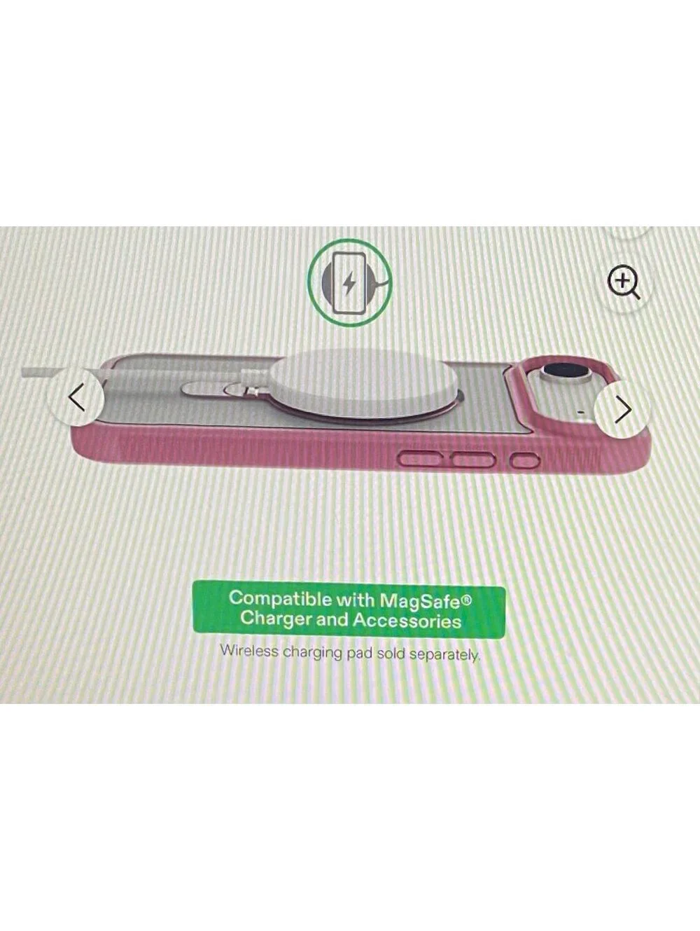 Onn Case with Kickstand for iPhone 17 Air Pink/Frosted Clear